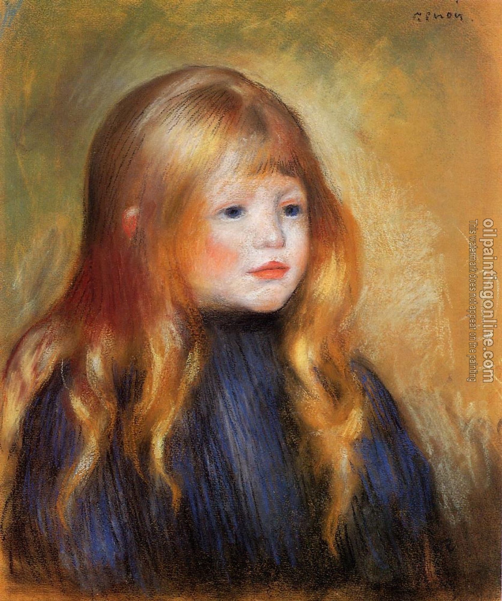 Renoir, Pierre Auguste - Head of a Child